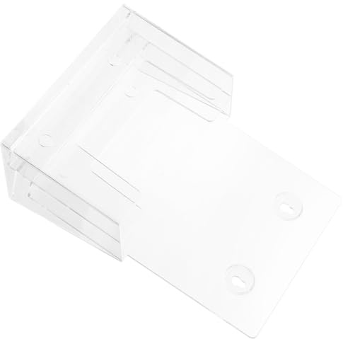 Hemobllo Présentoir à Cartes Double Étage en Acrylique Transparent, Organiseur de Dossiers de Bureau Facile à Déplacer pour Catalogues et Courrier, pour Bureau