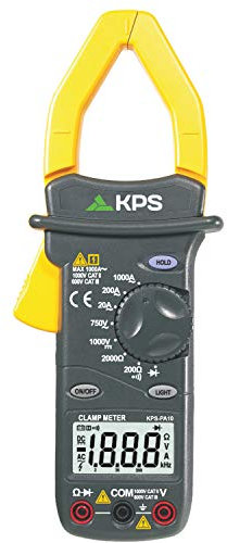KPS-PA10 Pinza amperimetrica digital Tension DC/AC, Corriente AC, y resistencia