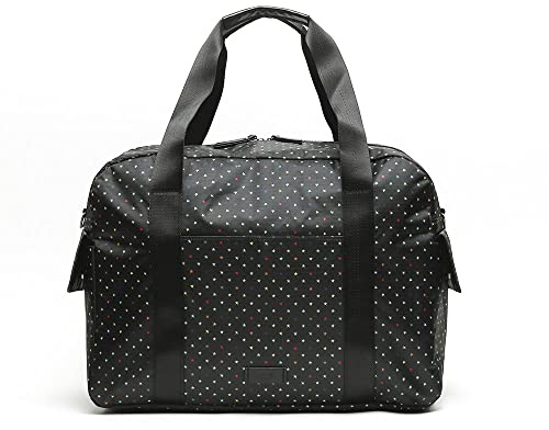 MISAKO Estri Bolsa Fin de Semana Estampado de estrellitas con Bandolera extraíble ED. Mujer - Estri Negro 33 X 45 X 22 cm