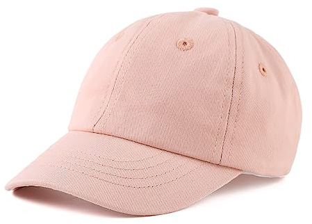 XIAOHAWANG Baby Baseball Cap Mädchen Kinder Basecap Jungen Atmungsaktiv Sommermütze UV Schutz BaseballKappe Klassische Sommer Cappy (Rosa,52cm)