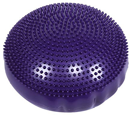 Balle De Yoga, 34 Cm PVC Ballon d'exercice Pilates Balance Board Ball Fitness Ball Stabilité Coussin d'air Coussin De Massage Anti-éclatement Antidérapant Balle De Stabilité pour l'exercice