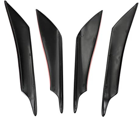 Artudatech Auto-Frontflossen-Spoiler, Karosserie-Splitter Spoiler-Canards Universal Car Front Fins Body Splitter Spoiler Canards