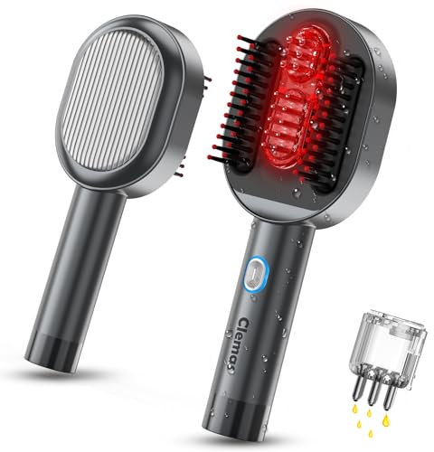 Kopfhaut Massagebürste Kopfmassage Elektrisch Kopfmassage Bürste 2-In-1 HaaröL Applikator IPX6 Wasserdicht mit 3 Massagemodi，Applikator Flasche Haare Scalp Massager Haar Massagebürste für Peeling