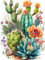 Gutluz Dipingere con i numeri, adulti, fiori, cactus, dipingere, dopo i numeri, fiori per adulti, pittura con i numeri, fiori per adulti, paesaggio, painting By Numbers su tela, 40 x 50 cm