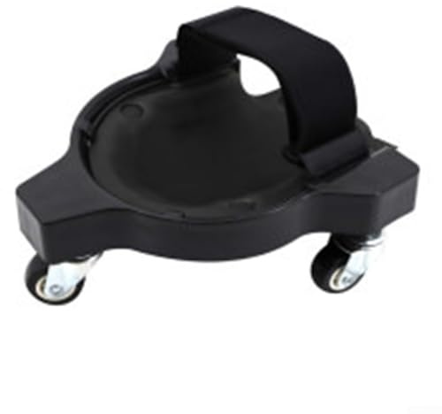 Rodillera protectora con diseño de tres ruedas para una fácil movilidad durante tareas de bricolaje y construcción (negro)