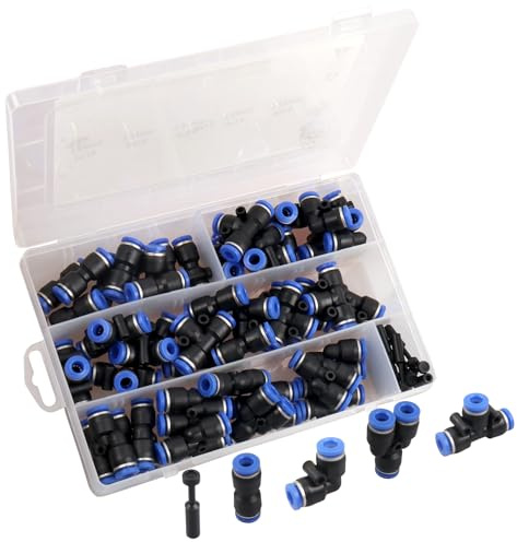 Pneumatiska Kontakter Snabbkontakt Set