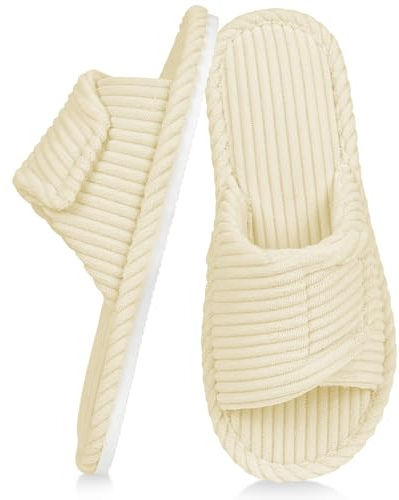 Alaoo Ladies House Slippers Memory Foam