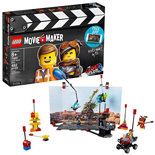 LEGO THE LEGO MOVIE 2 Movie Maker 70820 Building Kit For Kids, Build and Play Creative Director Roleplay Toy with Free