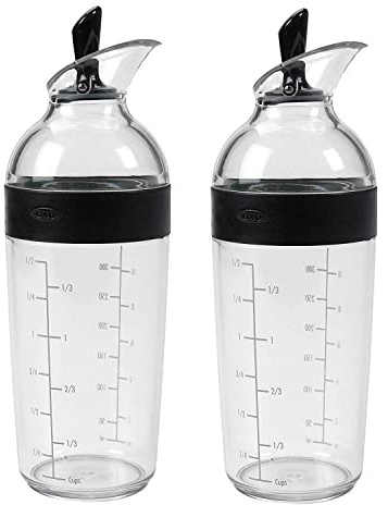 OXO Good Grips Salad Dressing Shaker, Black (2 Pack)