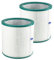 elfofle Premium HEPA Filter - Passend für Dyson TP00 TP01 TP02 TP03 AM11 BP01 Cool Me Turmventilator Luftreiniger Pure Cool Link Ersatzfilter, 2 Stück
