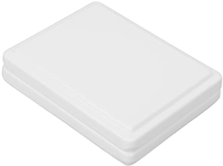 Tavolozza per pittura in porcellana, colore bianco Tavolozza per pittura in ceramica a 12 pozzetti Pratica con coperchio per interni per artisti