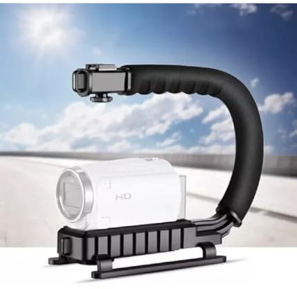 OISE ART STORE Trade Shop - Stabilizzatore Professionale per Video Fotocamera Portatile Zu01 Steadycam U-Grip