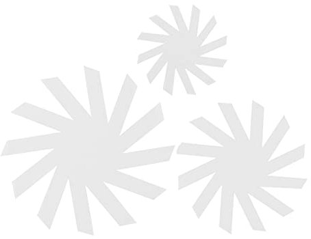 3 Stück gewebte Spirale Lagerung Korb Schablone Set 12 Zoll 15 Zoll schnell und einfach zu Hause Stoff schöne PET-Material Nähen Korb Schablone Lagerung Korb Schneiden Lineal machen