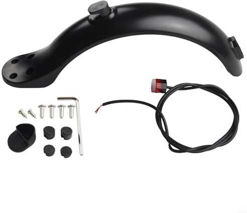 Juego de guardabarros para scooter eléctrico, guardabarros trasero para scooter de 8 5 pulgadas con cuatro agujeros