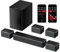 ULTIMEA 7.1 Soundbar für TV Geräte, Spitzenleistung 410W, Virtuelle Surround Sound System mit App, 6,5 Wireless Subwoofer, 4 kabelgebundene Surround-Lautsprecher, Soundsystem Heimkino, Poseidon D70