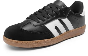 DREAM PAIRS Zapatos Casuales Mujer Zapatillas Planas Comodas con Tela Malla Transpirables y SUlea Goma Antideslizantes,Size 40,Negro,DWUMFN2550