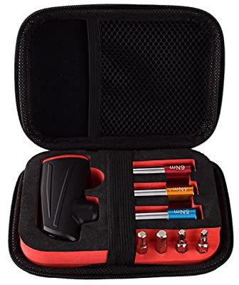 NLNKDTDPAK Interfaccia da 1/4 di pollice INTERFACCIA IN ACCIAIO T Digitare la chiave a torsione fissa Bit riparazioni for biciclette Kit da biciclette Kit 4/5 / 6NM Barra di connessione torsion for bo