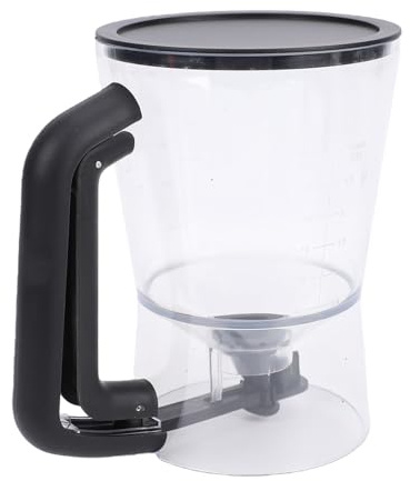 RIZGHWOY Dispensador de Masa para Panqueques, Práctico Separador de Masa para Cupcakes con Control de Porciones para Herramientas para Hornear y Hacer Pasteles