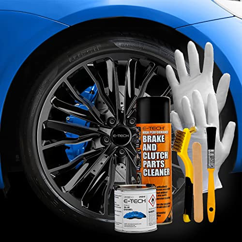 BITS4REASONS - NEW FORMULA E TECH BRAKE CALIPER PROFESSIONAL GRADE PAINT KIT- PERFORMANCE HIGH TEMPERATURE RATED TO 220 C BLUE