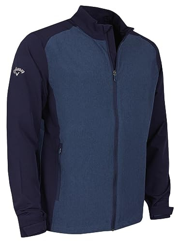 Callaway Golf Mens Windproofing Water Resistant Jacket - Caban chiné - XL