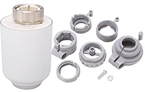 Smart termostatventil, M30 x 1,5 mm WiFi smart radiatortermostat APP-kontroll trådlös LED-display termostatisk radiatorventilsats