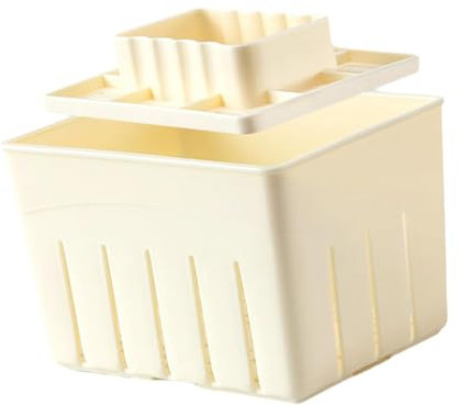 Folpus Prensa de Queso para Hacer Queso, hogar Duradero, Utensilios de Cocina, prensador de Tofu Vegano, Hecho a Mano para el hogar, S