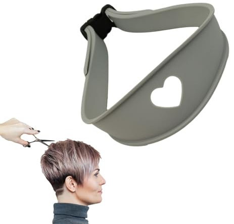 Strumento per modellare l'attaccatura dei capelli - Strumento Guida per il taglio, Curvo Silicone Capelli Styling Strumenti per Acconciatura Fasce per acconciature a casa fai da te