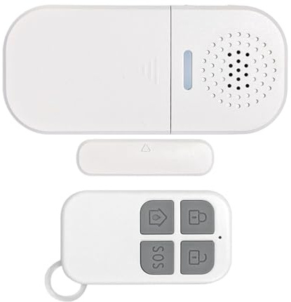 Alarma de puerta con 130 dB fuerte y fácil instalación para seguridad en el hogar, oficina, dispositivo antirrobo, alarma de entrada de puerta de baja potencia