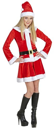 W WIDMANN MILANO Party Fashion - Costume Miss Babbo Natale, Signora Babbo Natale, Natale, Costume natalizio