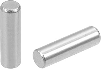 sourcing map 50Pcs 4mm x 12mm Goupille 304 INOX Acier Étagère Chevilles Support Étagères Argenté
