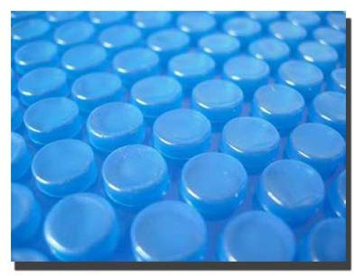 Cubierta Solar 600 micras Eco para Piscina de 5 x 10 Metros sin Refuerzo