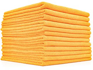 The Rag Company - The Edgeless Pearl – Toalla Profesional de Microfibra para nivelación de Revestimiento de cerámica y eliminación de selladores, sin arañazos, sin Etiquetas