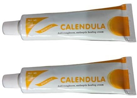 Calendula Ointment 25g x 2 - Antiseptic Cream for cuts, Bruises, Healing