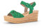 Gabor Damen Keilsandalen, Frauen Sandalen,Best Fitting,Wedge-Heel,hoch,Sommerschuhe,Freizeitschuhe,offene Schuhe,Verde,38.5 EU / 5.5 UK