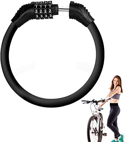 Fahrradschloss,Fahrrad KettenSchloss, Kettenschloss,Zahlen Code Kombination Schloss, Fahrrad Schlosser Kette Zahlen Code Kombination Schloss für Fahrrad Motorrad