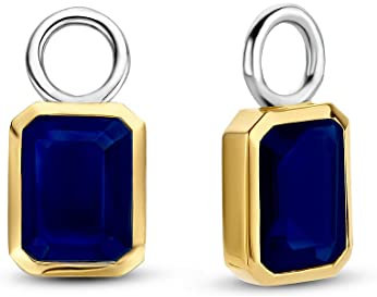 Ti Sento - Milano Damen-Anhänger 925er Silber Farbstein One Size Blau 32022774