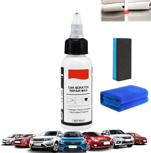 V-Vaxy Coating, V-Vaxy Car Scratch Repair Wax, 2025 New V-Vaxy Glass Coating, Ultimate Paint Restorer, Car Scratches Repairing & Polishing Wax Paint Restorer (1Pcs)