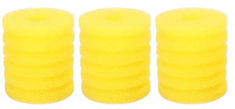 3 pezzi filtro per acquario in spugna per acquario, filtro cilindrico in schiuma, rotoli di spugna, accessori per filtri per acquario