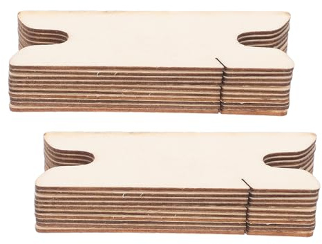 ABOOFAN Lot de 20 Navettes de Tissage en Bois 7,9 Cm, Outils de Tissage Fait Main pour Crochet et Couture, Accessoires Polyvalents pour Artisanat et Loisirs Créatifs, Outils D'enfilage