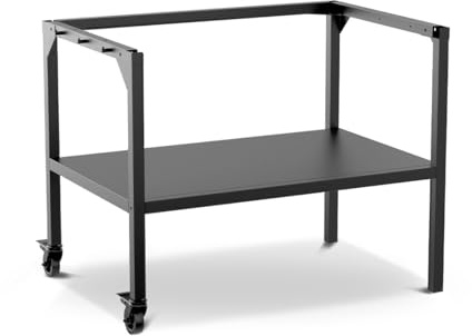 Cozze G-900 Combo Plancha & Infrared gasgrill nivå/bord – Metallvagn, Låsbara Hjul, Förvaring