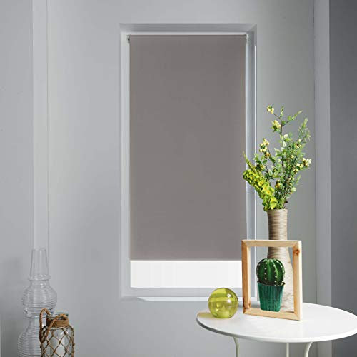 douceur d'Intérieur Weicher Innenbereich, Roller, 90 x 180 cm, Polyester, Occult, Taupe