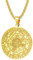JeweBella Halskette Herren 7 Erzengel Siegel Medaille Talisman Halskette für Männer Frauen Edelstahl Pentagramm Talisman Anhänger Amulett Magische Schutzkette Männlicher Schmuck Glücksbringer