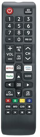 BN59-01315A BN59-01315D Replacement Remote Compatible with All Samsung Smart TV, 4K UHD Curve Ultra HDTV LED 6 7 8 Series with Netflix, Prime Video, Hulu App Keys
