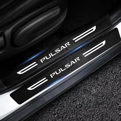 YYYQP 4 Piezas Coche Protectores Antideslizantes para Estribos, para Nissan Pulsar Accesorios Decorativos