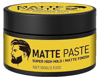 Arcilla Capilar Para Hombres,Arcilla De Fijación Fuerte Para Estilizar Cabello | Productos Cuidado Personal Duraderos Para Peinado | Eventos Viajes Bodias Barba Actores