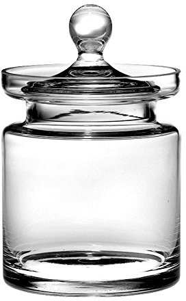 Barski Glass - Biscuit Jar - Candy Box - 7.75 H - Glass - Clear Made in Europe
