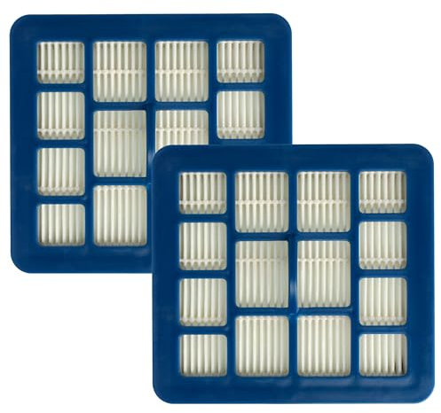 vhbw 2x filtre remplacement pour Hoover T108, 35601289 pour aspirateur - Filtre HEPA contre les allergies