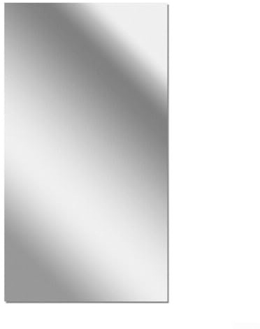 Självhäftande spegel, PET spegelpinne spegelplattor spegel väggklistermärken 200 x 50 cm (0,2 mm)
