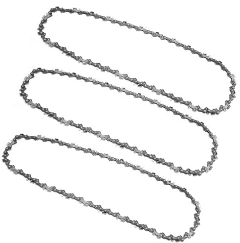 Ollanoos 3Pcs Chainsaw Chains 14 Inch (35cm) Bar, 52 Drive Links, 3/8 LP Pitch .050 Gauge Chain, Replacement for Dolmar Mac Replacement for Einhell Replacement for Ryobi Replacement for Husqvarna