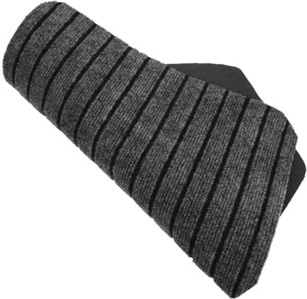 Operitacx estera del piso del urinario esteras del orinal para el baño blanco del baño separador de orina alfombrilla urinario accesorios de baño almohadillas de baño Poliéster Gris